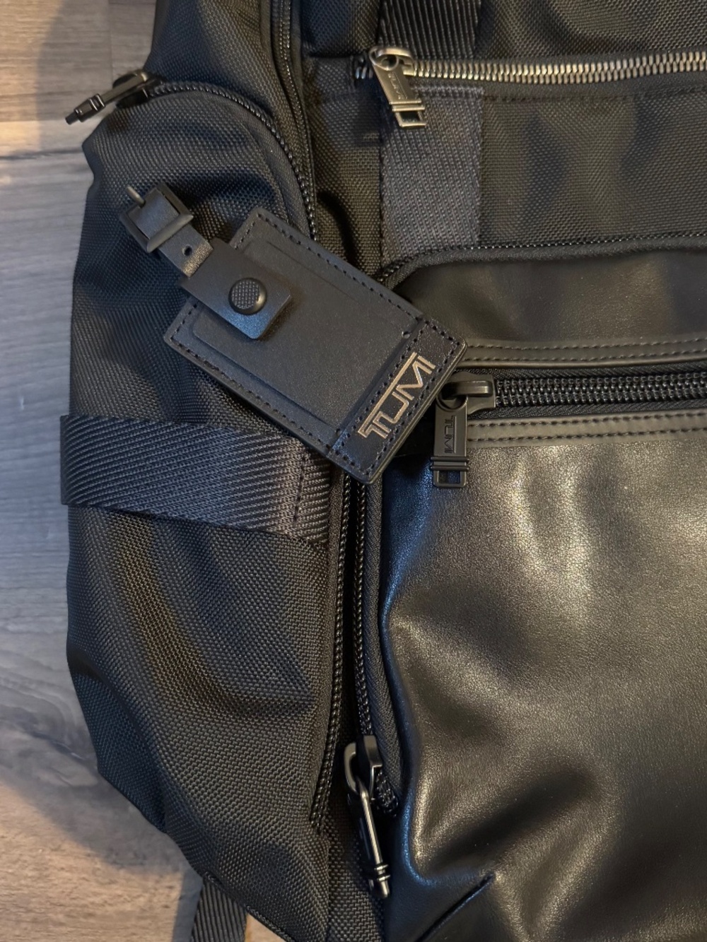 Tumi "Search" Backpack - Black LEATHER – Alpha Bravo - Style 1470531041 - Picture 3 of 8